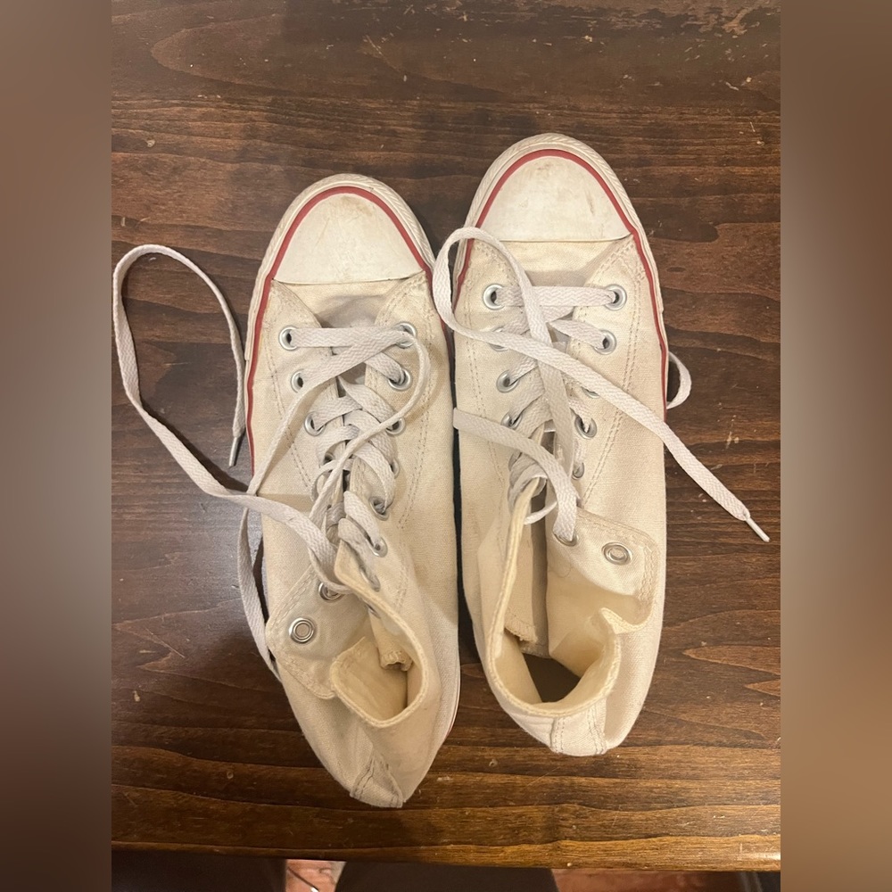White high top converse